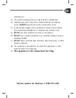 Preview for 5 page of Moulinex 043-0461-0 User Manual