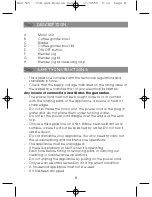 Preview for 8 page of Moulinex A505 Manual