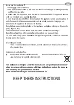 Preview for 11 page of Moulinex ACTIVYS AHK1 Instructions For Use Manual