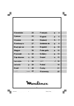 Preview for 3 page of Moulinex BCA141 Manual