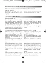 Предварительный просмотр 14 страницы Moulinex bolognese HV2 Manual