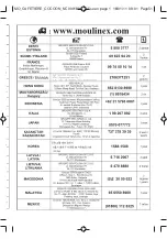 Preview for 49 page of Moulinex Cocoon Manual