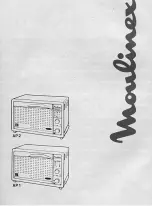 Preview for 1 page of Moulinex Compact Chef AP1 Manual