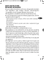 Preview for 27 page of Moulinex CREP PARTY PY310511 Manual