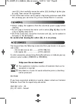 Preview for 14 page of Moulinex DD J 541 Instructions Manual