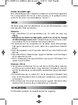 Предварительный просмотр 34 страницы Moulinex DD J 541 Instructions Manual