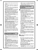 Предварительный просмотр 9 страницы Moulinex DFC4 User Manual