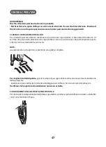 Preview for 47 page of Moulinex dualio Manual