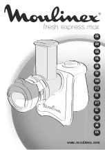 Moulinex Fresh Express Max DJ81251 Manual preview