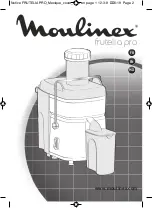 Moulinex Frutelia Pro Manual preview