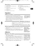 Предварительный просмотр 5 страницы Moulinex GM 7070 Prompteo Manual