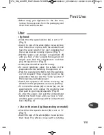 Preview for 111 page of Moulinex HM 555 Easy Max Power User Manual