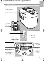 Preview for 3 page of Moulinex home bread baguette xxl Manual