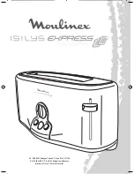 Предварительный просмотр 1 страницы Moulinex Isilys Express Owner'S Manual