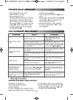 Предварительный просмотр 34 страницы Moulinex LM2201BA Manual