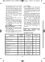 Предварительный просмотр 42 страницы Moulinex LM2201BA Manual