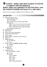 Preview for 5 page of Moulinex LS-123456 Instruction Booklet