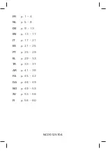 Preview for 62 page of Moulinex LS340811 Manual