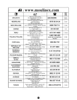 Preview for 103 page of Moulinex ME 6251 User Manual