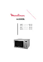 Предварительный просмотр 1 страницы Moulinex MO32ECSL Manual