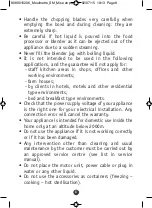 Preview for 13 page of Moulinex MOULINETTE 1.2.3 A327 Series Manual