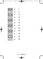 Предварительный просмотр 64 страницы Moulinex Muititrio Manual