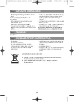 Предварительный просмотр 58 страницы Moulinex Noveo FG1005 Manual