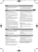 Предварительный просмотр 75 страницы Moulinex Noveo FG1005 Manual