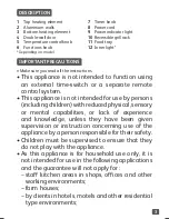 Preview for 3 page of Moulinex Optimo 19L Manual