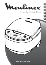 Предварительный просмотр 1 страницы Moulinex Simply Cook Plus Manual