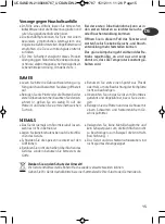 Preview for 15 page of Moulinex SM UTRACOMPACT SM156140 Manual