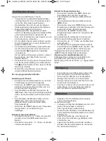 Preview for 10 page of Moulinex SUBITO FT 1105 Instructions For Use Manual