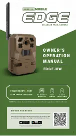 Moultrie Mobile EDGE-NW Owner'S Operation Manual предпросмотр