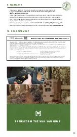 Предварительный просмотр 11 страницы Moultrie Mobile EDGE-NW Owner'S Operation Manual