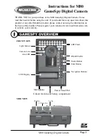 Moultrie GAMESPY DIGITAL CAMERA M80 Instructions Manual предпросмотр