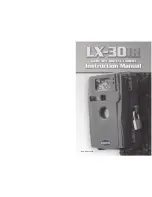 Предварительный просмотр 1 страницы Moultrie LX-30IR User Manual