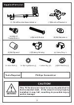 Предварительный просмотр 2 страницы Mount-It! MI-705 Installation Instructions