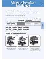 Preview for 27 page of Mountain Buggy Carrycot Instruction Manual