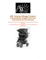 Preview for 1 page of Mountain Buggy Everest Single Instructions For Correct Use