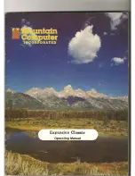 Mountain Computer Expansion Chassis Operating Manual preview