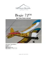 Предварительный просмотр 1 страницы Mountain Models Bogie 72 Product Manual