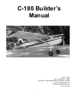 Предварительный просмотр 1 страницы Mountain Models C-180 Builder Manual