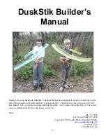 Mountain Models DuskStik Builder Manual предпросмотр