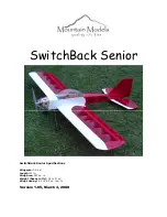 Mountain Models SwitchBack Senior Assembly Instructions Manual preview