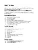 Preview for 3 page of Mountain Models SwitchBack Senior Assembly Instructions Manual