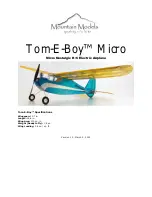 Mountain Models Tom-E-Boy Micro Manual предпросмотр