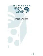 Предварительный просмотр 15 страницы Mountain HardWear Owner'S Manual