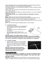 Preview for 7 page of Mountain MTN-12000 User Manual  & Safety Instructions