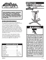 Preview for 1 page of Mountain MTN2156 Operating Manual