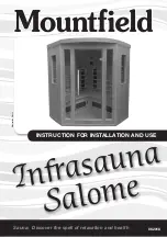 Preview for 1 page of Mountfield 3SAU0057 Instructions For Installation And Use Manual